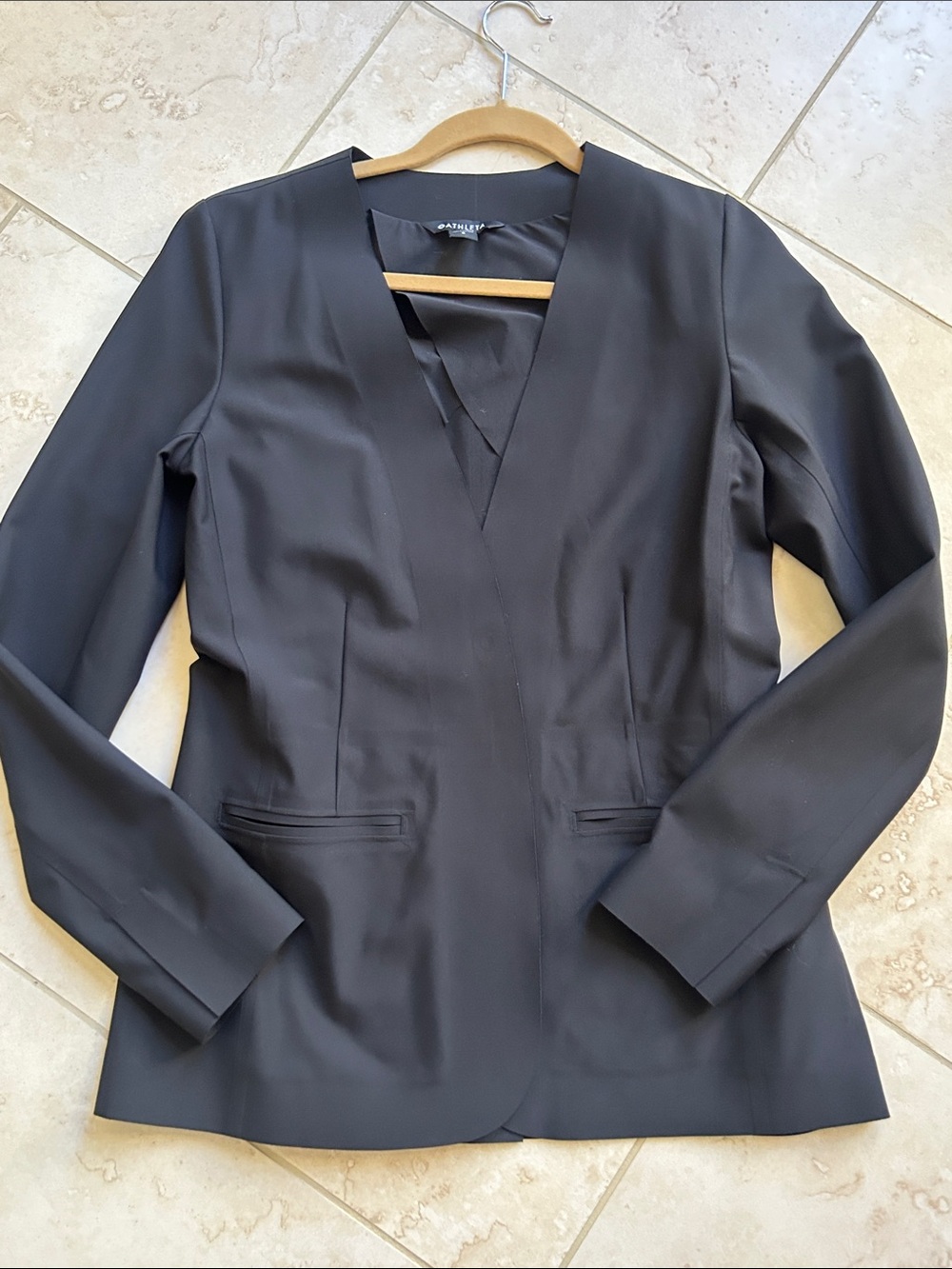 Athleta MVP Blazer Black Size 8
